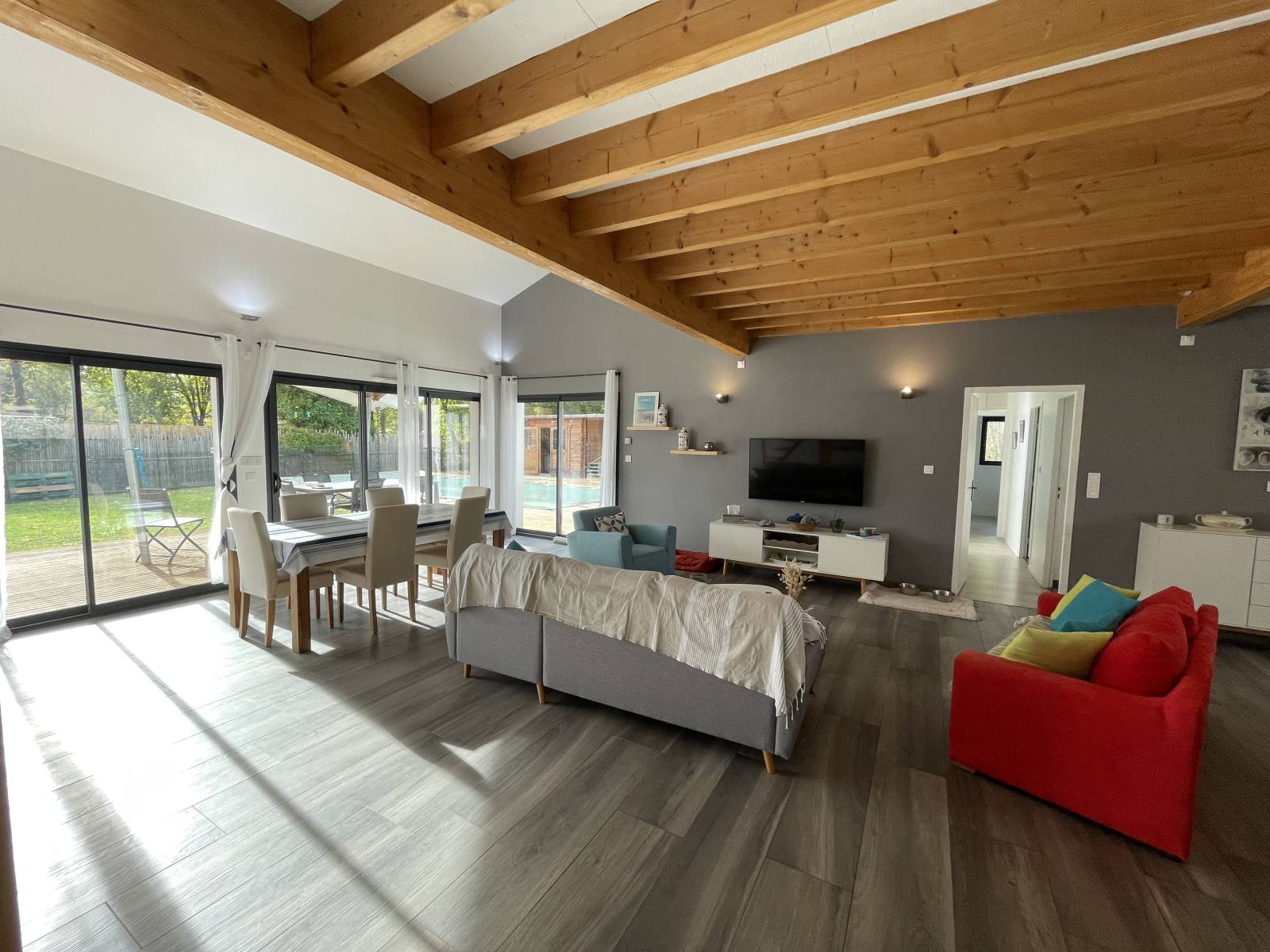 Villa avec piscine Biscarrosse pour 9 personnes