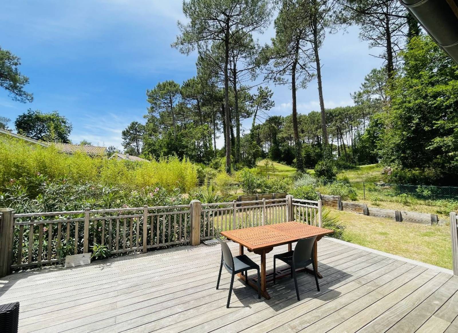 Location saisonnière avec vue sur le golf de Biscarrosse