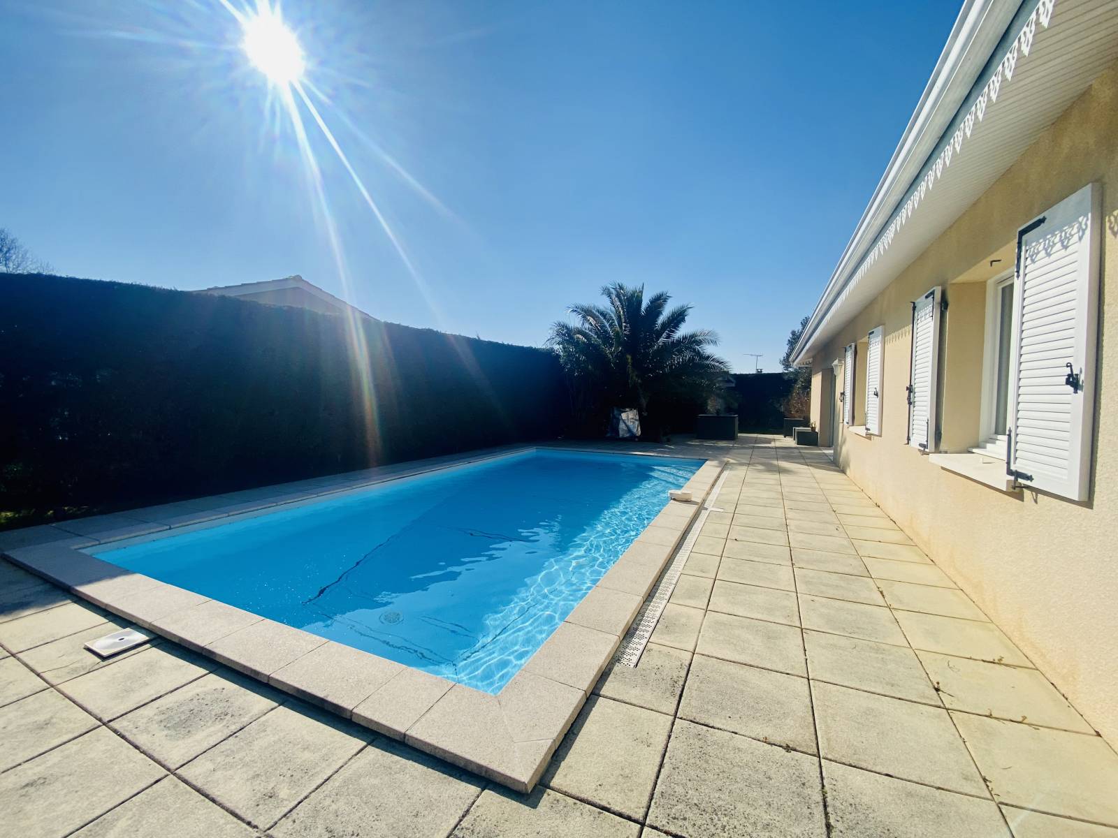 Vendu : Jolie Villa avec piscine 4 chambres + Bureau à Biscarrosse Bourg