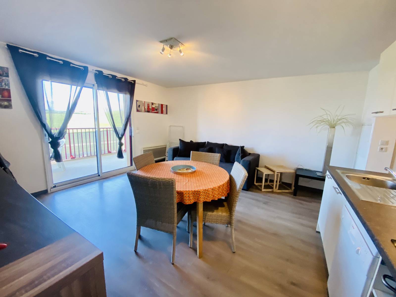 Bel appartement T2 avec vue sur l'océan