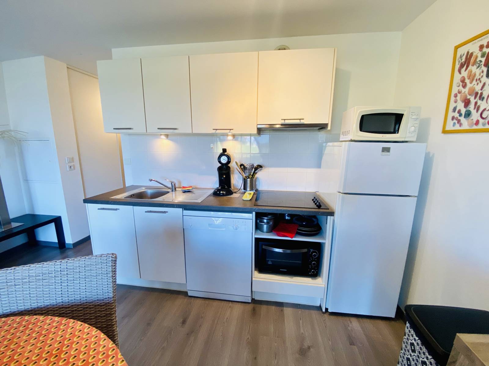 Bel appartement T2 avec vue sur l'océan