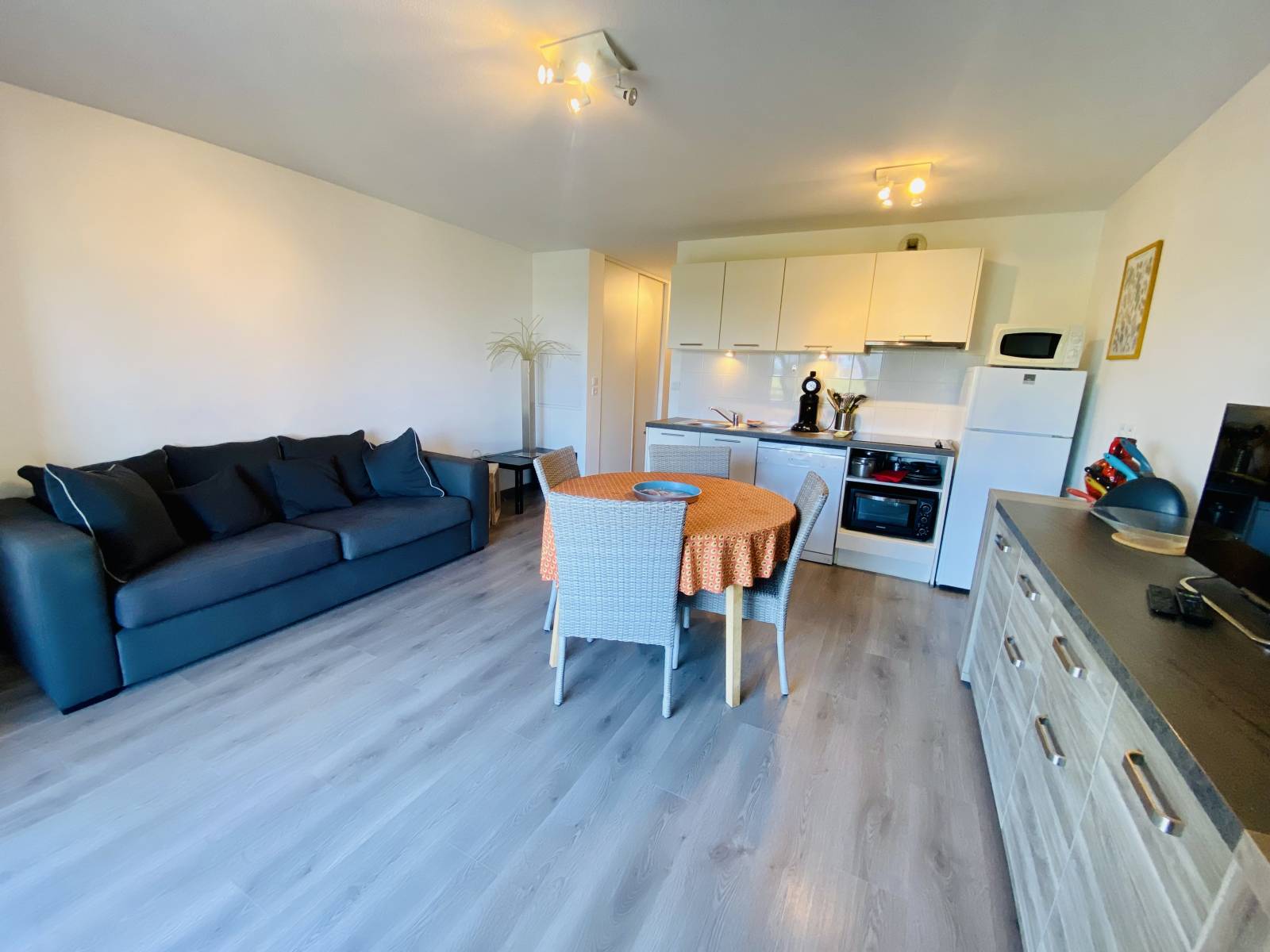 Bel appartement T2 avec vue sur l'océan