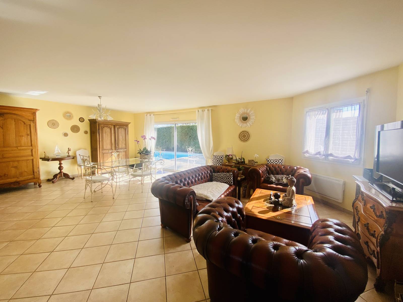 Vendu : Jolie Villa avec piscine 4 chambres + Bureau à Biscarrosse Bourg