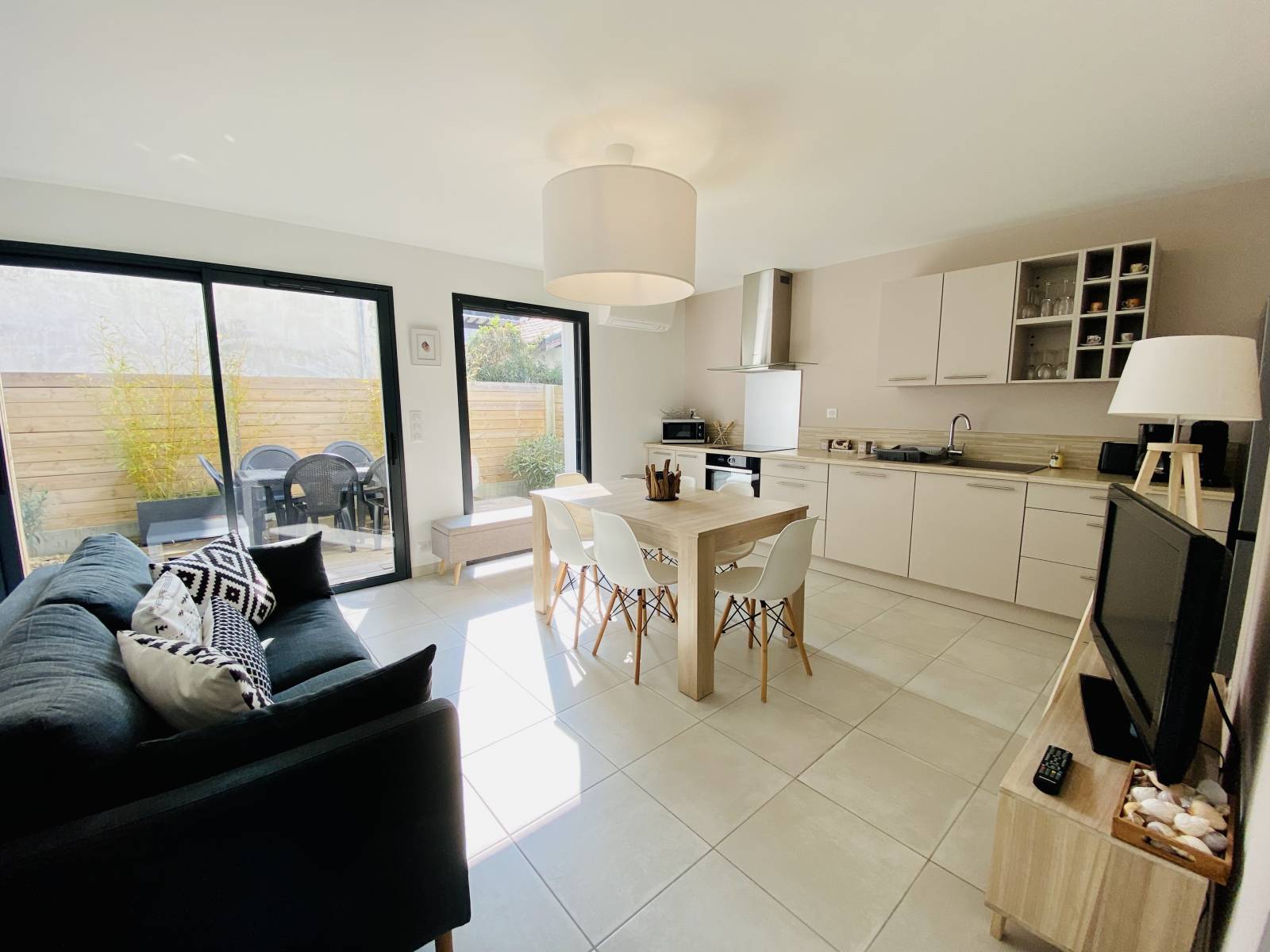 proche océan Biscarrosse achète appartement t3 avec parking