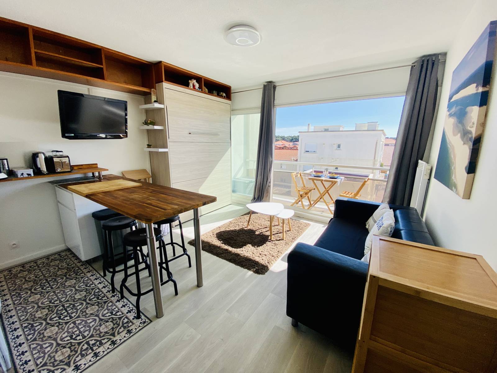 Vendu : Agréable Studio rénové proche Plage Centrale de Biscarrosse Plage