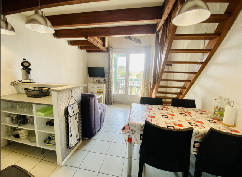 Kitchenette entièrement équipée : plaques vitrocéramiques, lave-vaisselle, réfrigérateur et micro-ondes