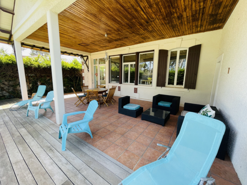 Villa avec piscine en location à biscarrosse plage