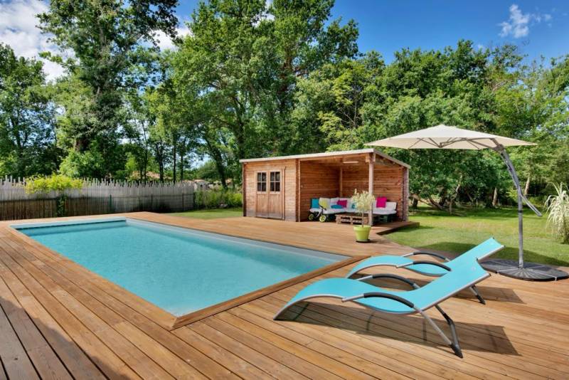 Villa avec piscine Biscarrosse pour 9 personnes