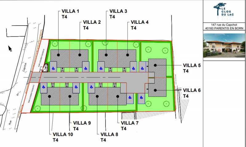 Vendu : VILLA T4 NEUVE PARENTIS EN BORN PROCHE DU LAC