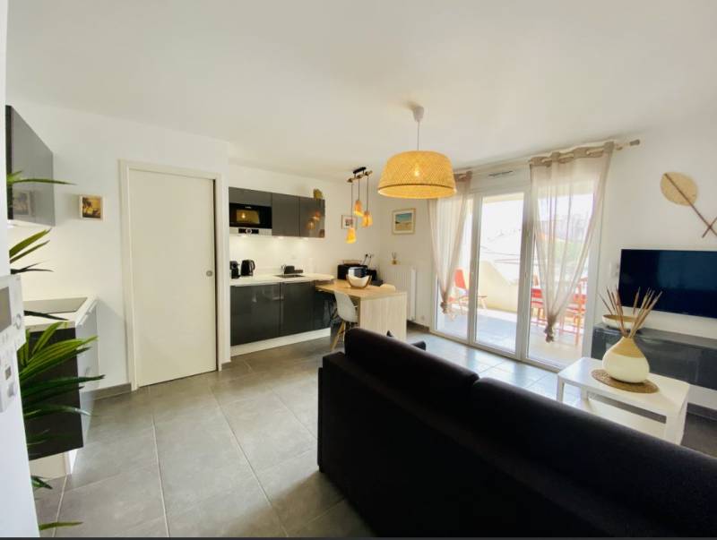 Appartement T1 front de mer  de Biscarrosse a louer pour vos vacances en famille